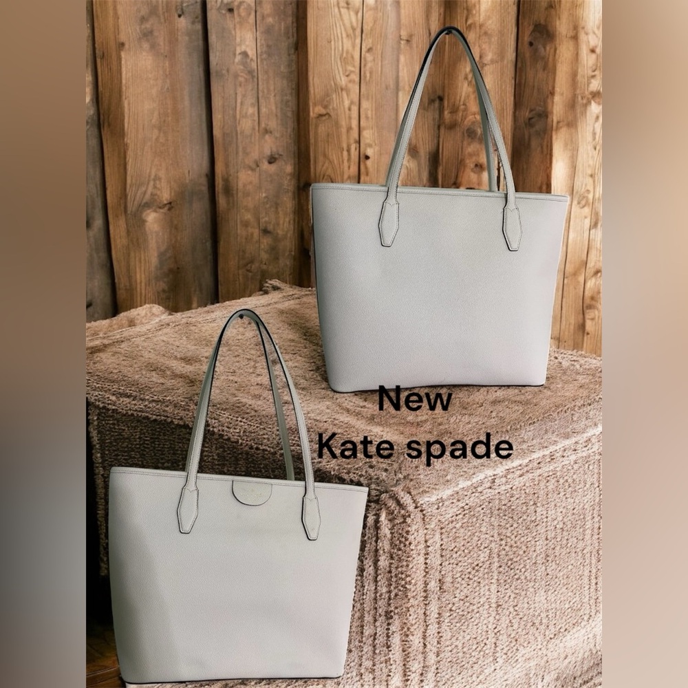 Kate Spade white Tote Bag with Structured Design